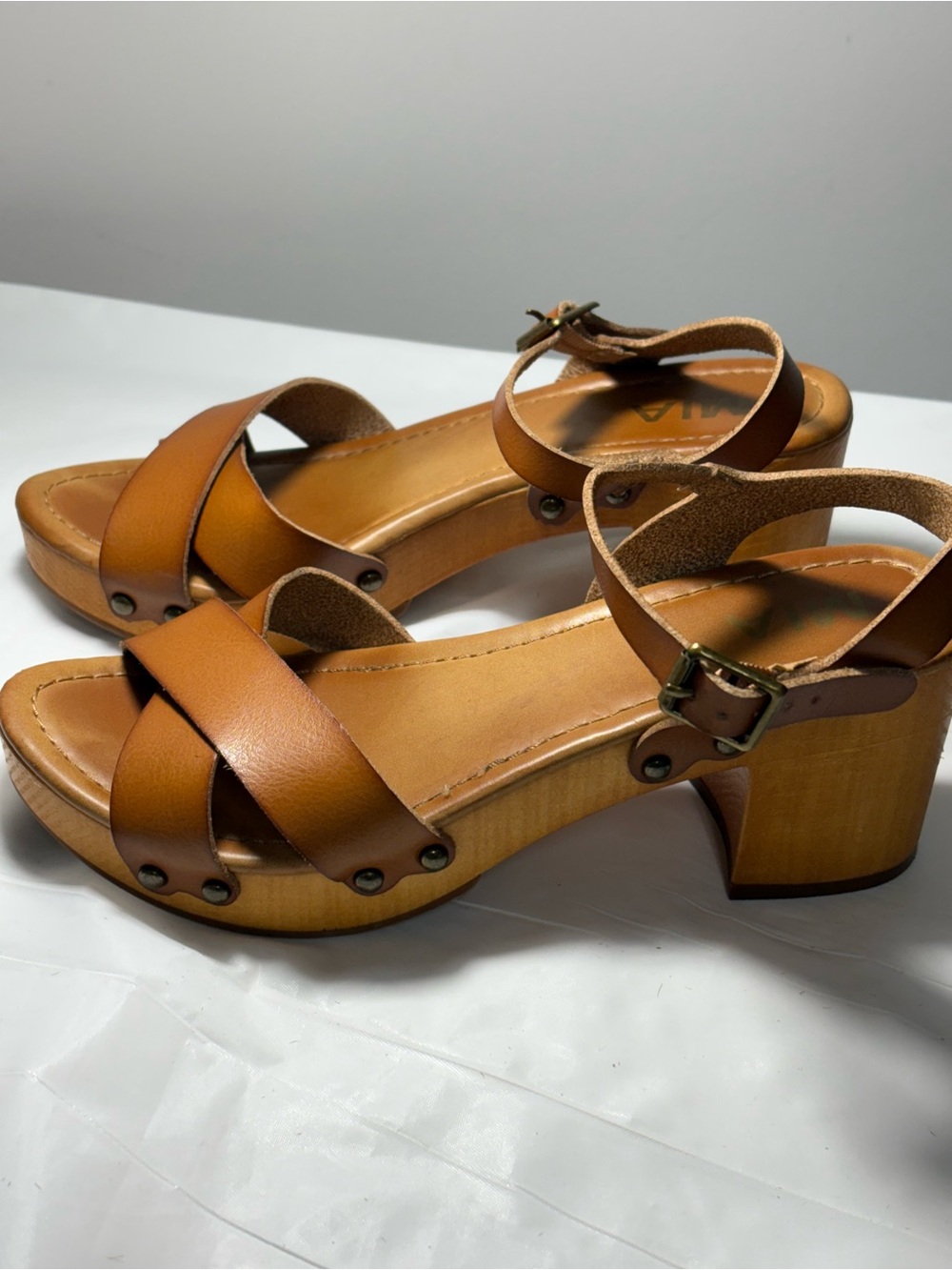MIA Boho Brown Platform Sandal 7
